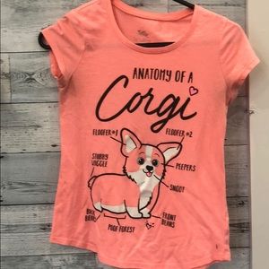 Light Pink Corgi Shirt